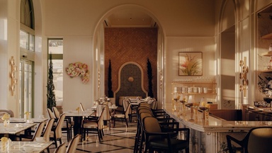 The Breakers, Palm Beach's grande dame, gets an elegant new seaside dining destination. Here's a look inside