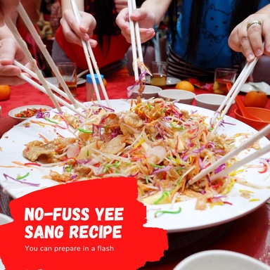 It's Toss Time! Easy Yee Sang recipe you can make at home #CNY2023
