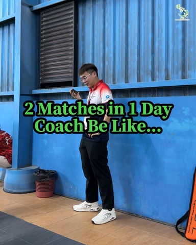 Coach trying to survive 2 matches in 1 day be like...