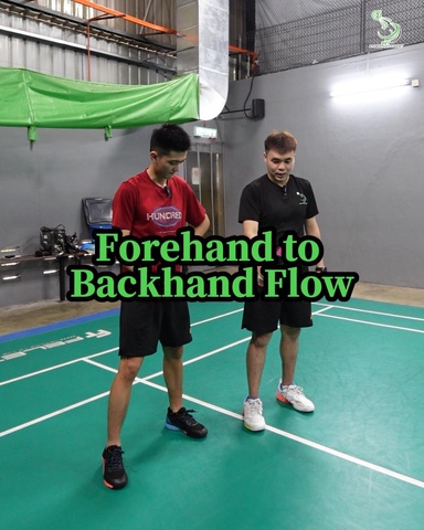 Badminton | Forehand to Backhand Flow❗