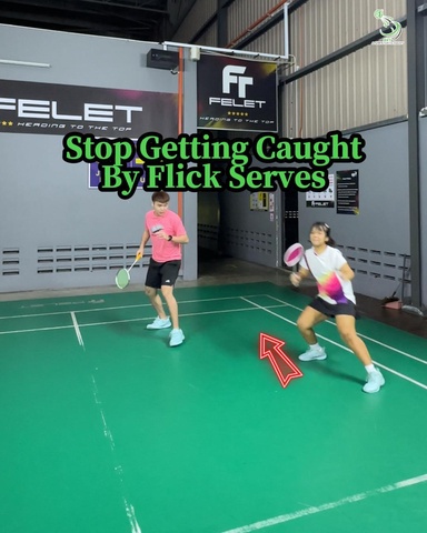 Tips❗Stop getting caught by flick serves❗