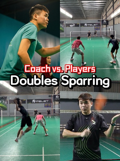Badminton Doubles Sparring