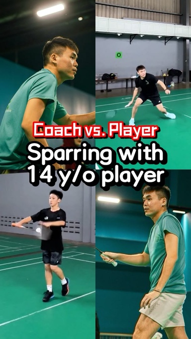 Badminton Sparring | 14 years old player