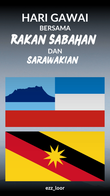 Hari Gawai Bersama Rakan Sabahan Dan Sarawakian