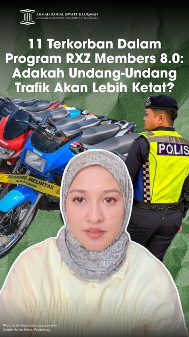 11 Terkorban Dalam Program RXZ Members 8.0: Adakah Undang-Undang Trafik Akan Lebih Ketat?