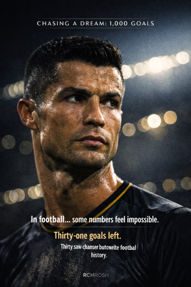 Ronaldo Chasing a Dream: 1,000 Goals