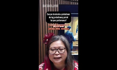 Can you terminate a probationer during probationary period for poor performance?