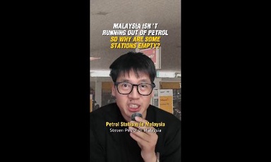 Malaysia isn't running out of petrol, so why are some stations empty?