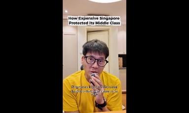How expensive Singapore protected it's middle class