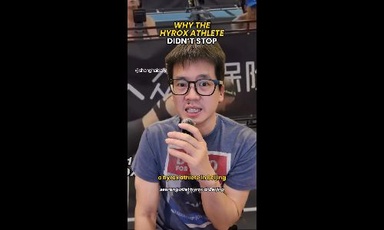Why the HYROX athlete didn't stop
