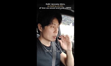 A story of how I turned a debtor's BMW into RM150,000 for my client