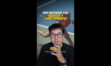 How Southeast Asia produced a tennis superstar 