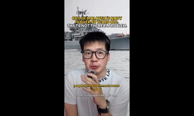60% of Malaysia's navy is over 40 years old. That's not the real problem. 