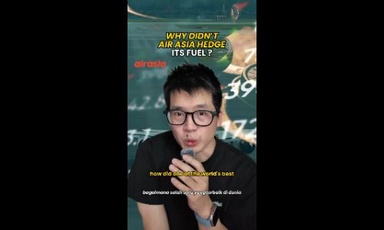 Why didn't AirAsia hedge its fuel