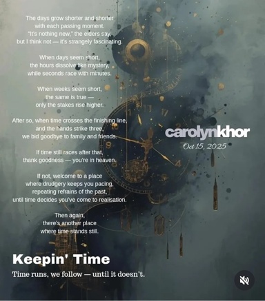 A Poem: Keepin' Time