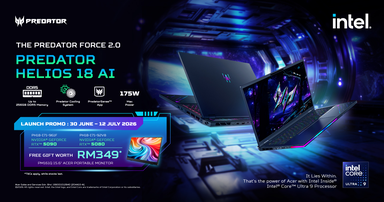 Acer Predator Helios 18 AI Terbaru Tiba Di Pasaran Malaysia Dengan Harga Mencecah RM19,999