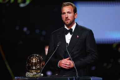 England forward Kane crowned Ballon d'Or winner, Putellas wins women's award