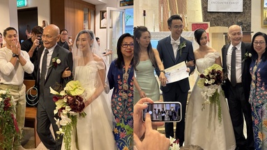 Sonia Chew Wasn’t Sure Her Dad Would Make It For Her Wedding, Then He Walked Her Down The Aisle