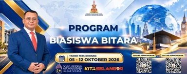 Biasiswa Bitara 2026 Selangor: Penajaan Pengajian Luar Negara