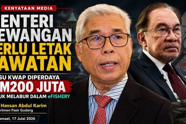 Calls get louder for Finance Minister to take ownership, sack for RM200m eFishery “scam” loss