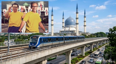 DAP backers over the moon as Tony Pua, Guan Eng “humbly” present LRT3 numbers to S’gor Palace