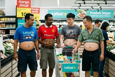 Lotus’s paying dearly for ‘big belly’ hiding stolen groceries fallout, gets mocked everywhere