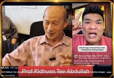 Ridhuan Tee: “Nga deserves tight slap for telling K’tan to seek Guanyin’s help to pay civil servants”