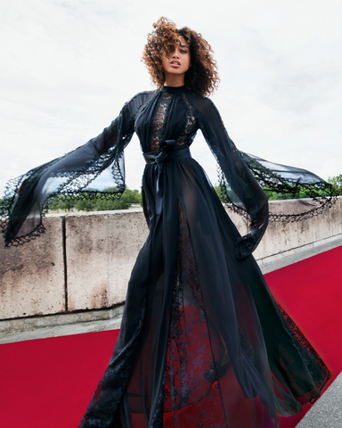 Elie Saab Unveils H&M Collaboration Fronted By Egyptian-Moroccan Model Imaan Hammam