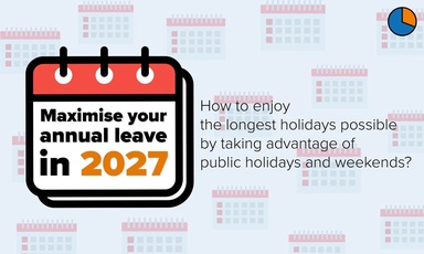 [Interactive] How to enjoy the longest holidays possible in 2027?