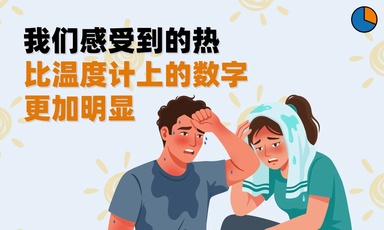 我们感受到的热 比温度计上的数字更明显