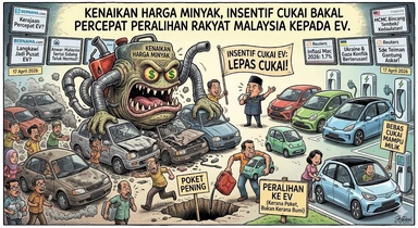 Kenaikan Harga Minyak, Insentif Cukai Bakal Percepat Peralihan Rakyat Malaysia Kepada EV