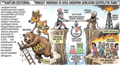 Ringgit Dibuka Kukuh Berbanding Dolar AS Menjelang Tamat Tempoh Gencatan Senjata AS-Iran