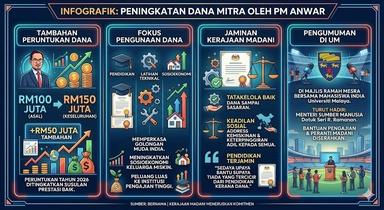 PM Anwar Umum Peningkatan Dana MITRA Kepada RM150 Juta