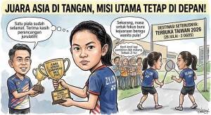 ZI YU KEKAL FOKUS BURU KEJAYAAN DALAM ACARA BEREGU WANITA