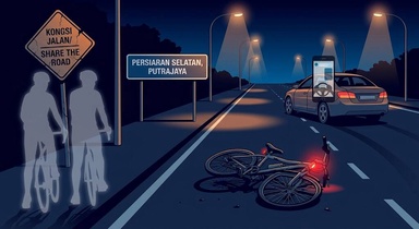 Dua Penunggang Basikal Maut Dirempuh Kenderaan di Putrajaya