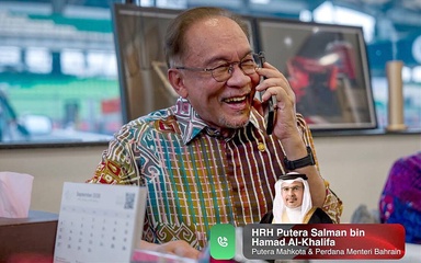 Anwar Kongsi Perkembangan Persiapan F1 Dengan Putera Mahkota Bahrain