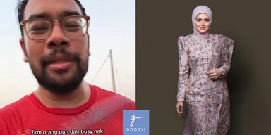 Fan's Early Morning Run Dare Backfires After Siti Nurhaliza Actually Responds