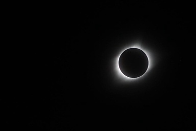 Seeing an eclipse from Earth is awe-inspiring – for astronauts seeing one from space, the scene was even more grand