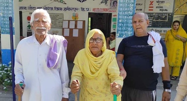 72.17 per cent voter turnout in 83 panchayats of Hamirpur district