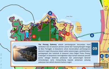 Penang Gateway reclamation concept included in Penang Structure Plan 2040