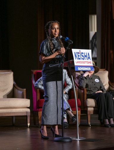 Kerry Washington Channels Olivia Pope on the Campaign Trail in Georgia