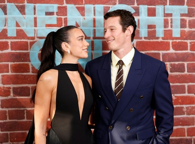 Dua Lipa & Callum Turner Double Up in Date Night Denim