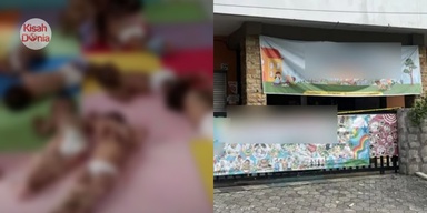 TASKA DISERBU : 1 Pengasuh Jaga 10 Budak, Tangan & Kaki Diikat, Hanya Berlampin