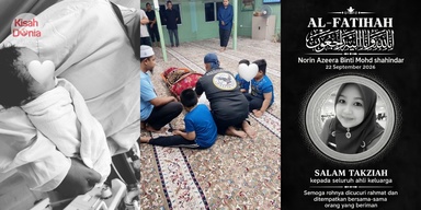 Wanita Meninggal Dunia Lepas Lahirkan Zuriat Ke-4, Bayi Meninggal Sebentar Tadi