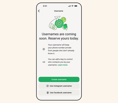 WhatsApp will soon let you reserve a username