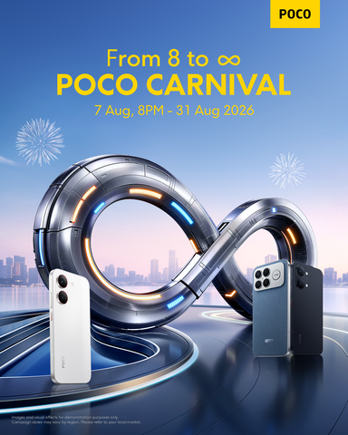 POCO Carnival 2026 Celebrates 8th Anniversary With Deals on F8 Ultra, X8 Pro Max and More in Malaysia