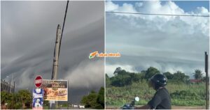 “Gerun!” – Macam Ombak Besar, Tular Kejadian ‘Awan Bergulung’ Di Changlun