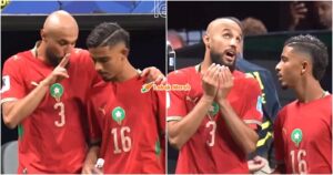“Balik rumah, solat 2 rakaat” – Pemain Maghribi Titip Nasihat Kepada Gessime Yassine Selepas Jaringkan Gol