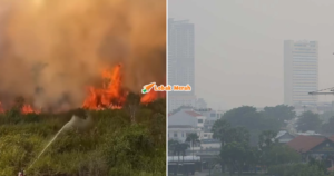 “Patutlah kualiti udara merosot” – Kebakaran Besar Landa Kalimantan, Hingga Rumah Orang Awam Terjejas