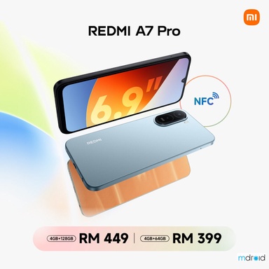 Redmi A7 Pro 大马正式发售：6000mAh 大电池 + HyperOS 3，售价低至 RM 399